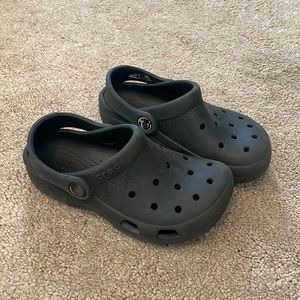 Crocs kids Sz 11, black
